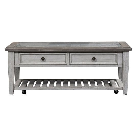 Heartland - 3 Piece Table Set - White - Hornell Furniture Outlet