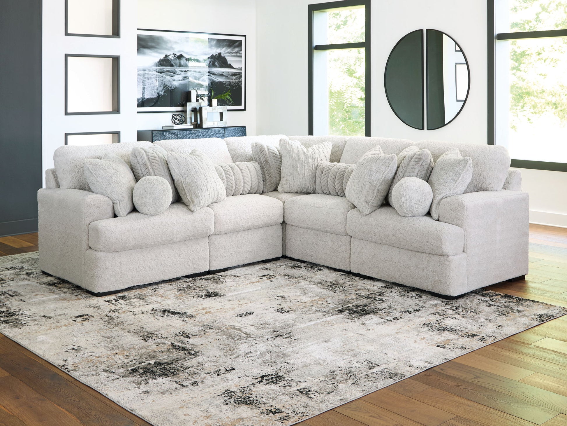 Cuddle Plush - Sectional - Hornell Furniture Outlet