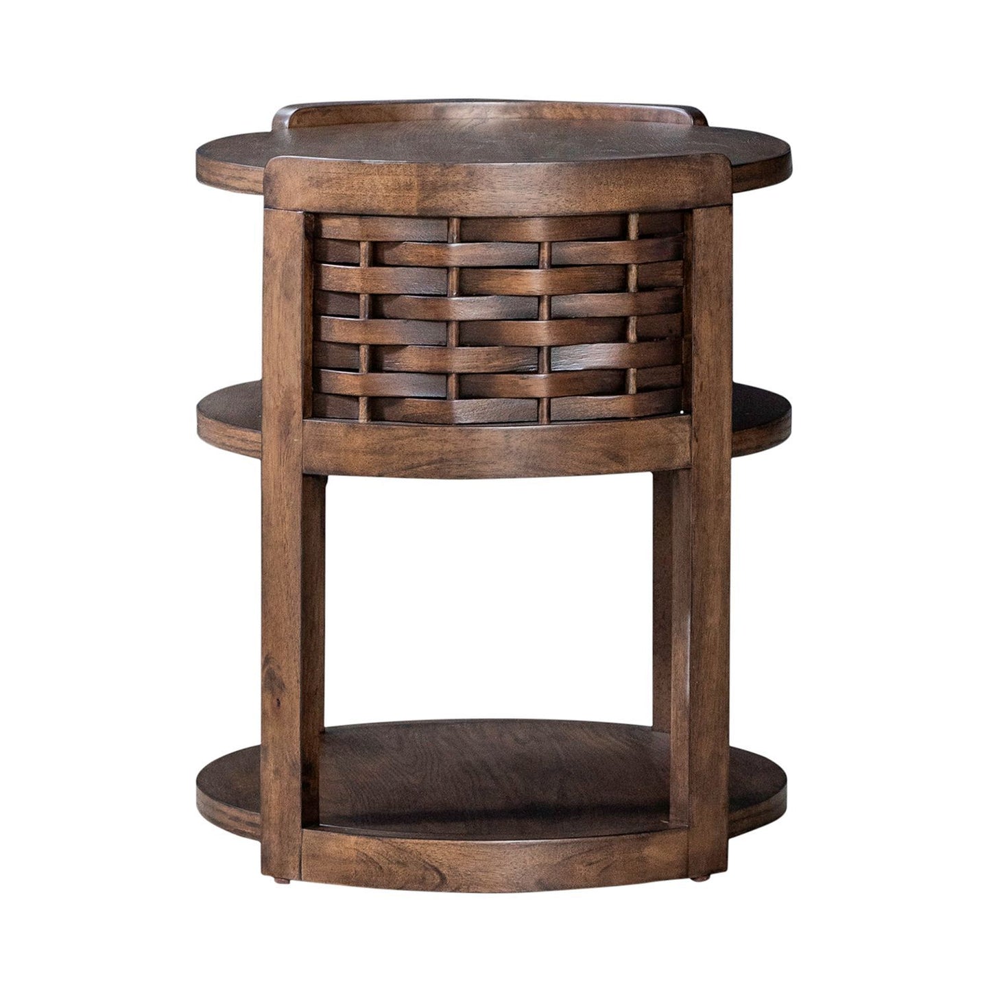 Warren Park - Round End Table - Brown - Hornell Furniture Outlet