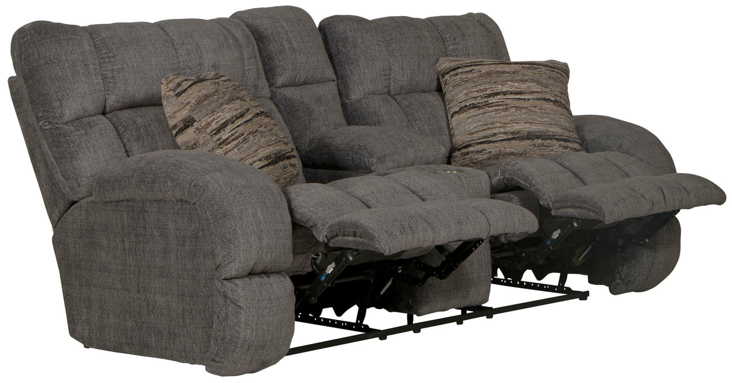 Ashland - Lay Flat Reclining Console Loveseat - Hornell Furniture Outlet