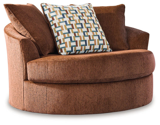 Laylabrook - Oversized Swivel Accent Chair - Hornell Furniture Outlet