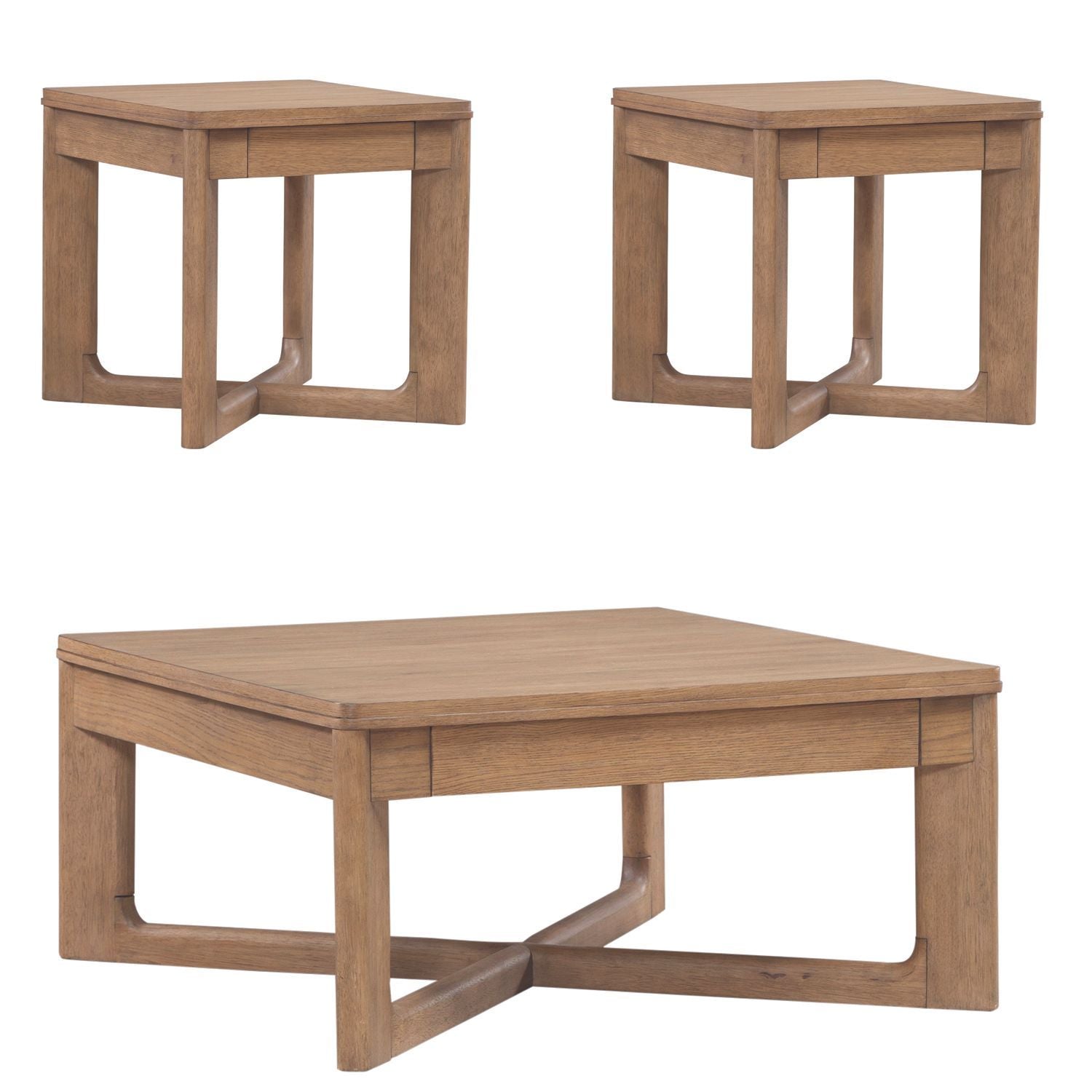 Ballentine - Optional 3 Piece Set - Brown - Hornell Furniture Outlet