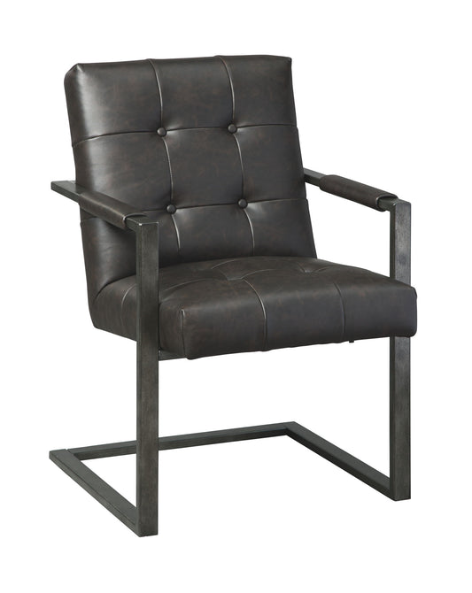 Starmore - Black - Home Office Desk Chair (Set of 2) - Hornell Furniture Outlet