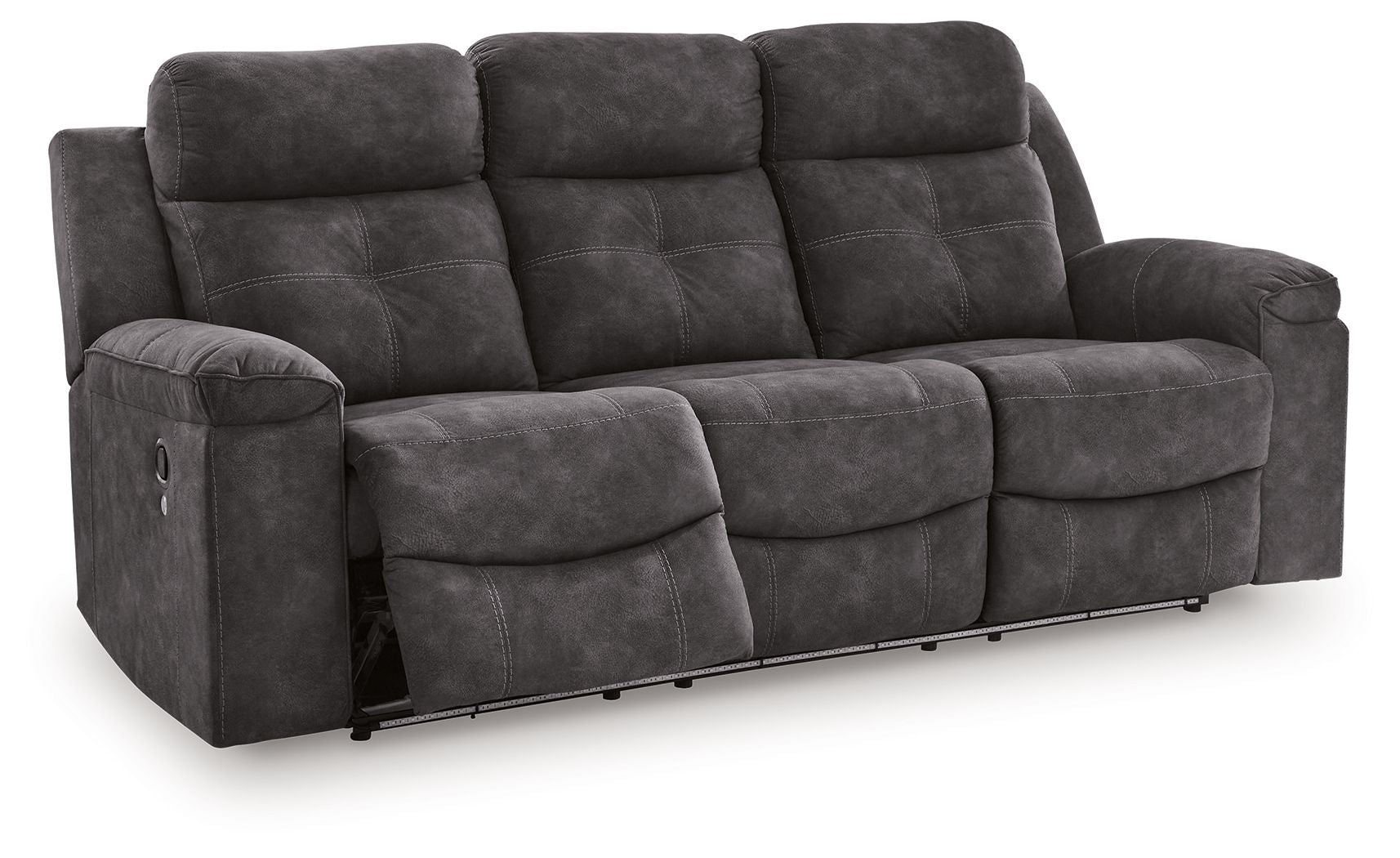 Brysonview - Reclining Sofa - Charcoal - Hornell Furniture Outlet
