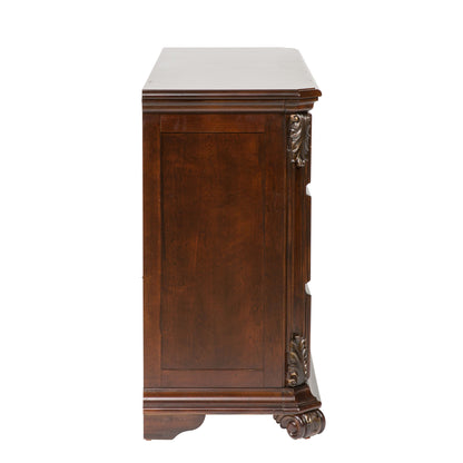 Messina Estates - 7 Drawer Dresser - Dark Brown - Hornell Furniture Outlet