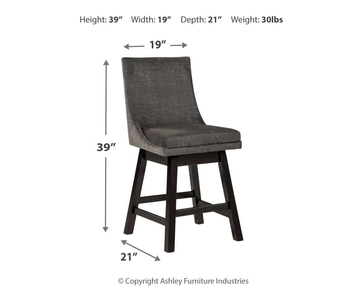 Tallenger - Swivel Barstool (Set of 2) - Hornell Furniture Outlet