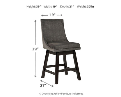 Tallenger - Swivel Barstool (Set of 2) - Hornell Furniture Outlet