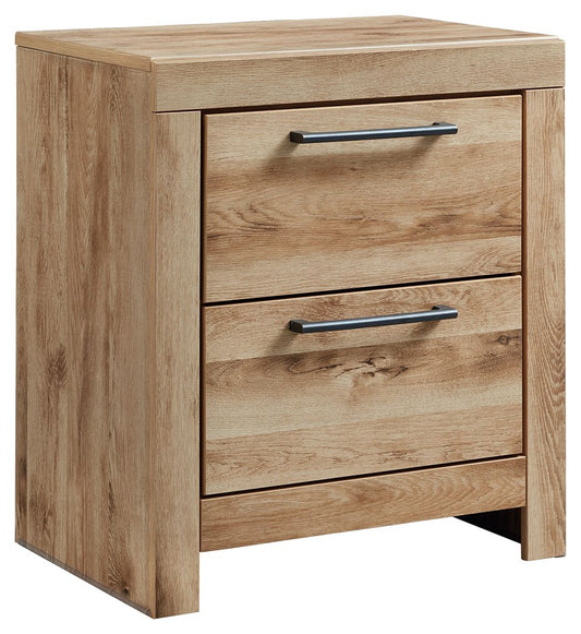 Hyanna - Tan Brown - Two Drawer Night Stand - Hornell Furniture Outlet