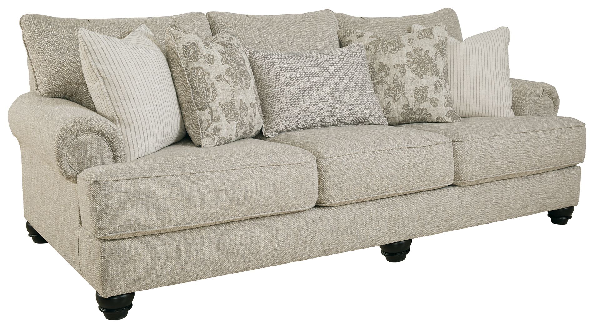 Asanti - Fog - Sofa - Hornell Furniture Outlet
