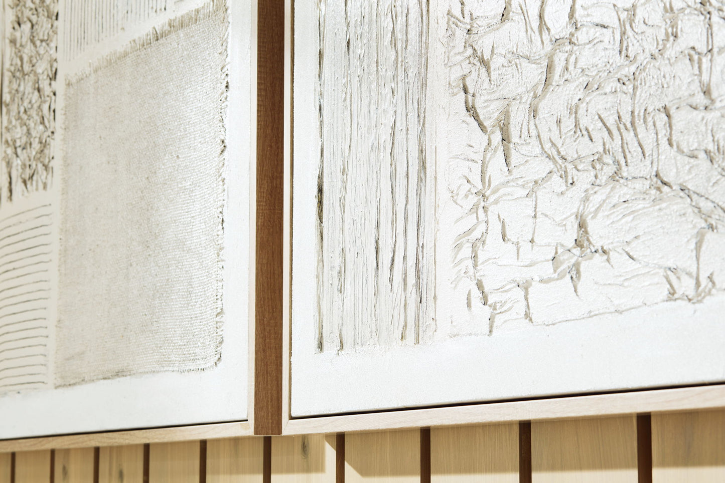 Andorfield - Wall Art Set (Set of 2) - Beige / Black / White - Hornell Furniture Outlet