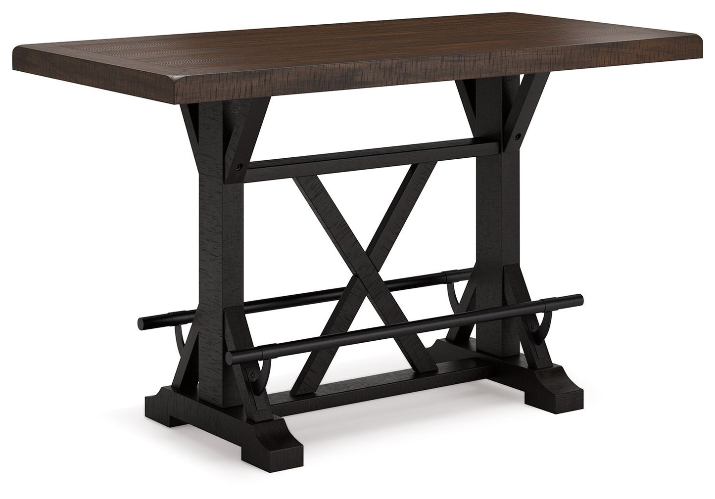 Valebeck - Rect Dining Room Counter Table With Wine Rack - Hornell Furniture Outlet