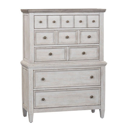 Heartland - 5 Drawer Chest - White - Hornell Furniture Outlet