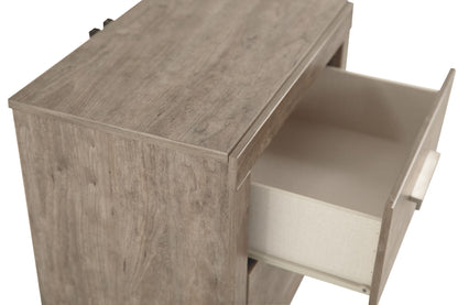 Culverbach - Gray - Two Drawer Night Stand - Hornell Furniture Outlet