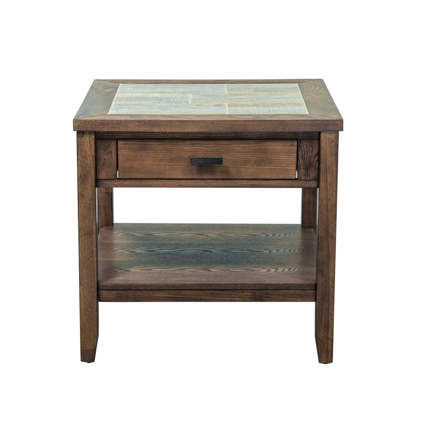 Mesa Valley - End Table - Dark Brown - Hornell Furniture Outlet