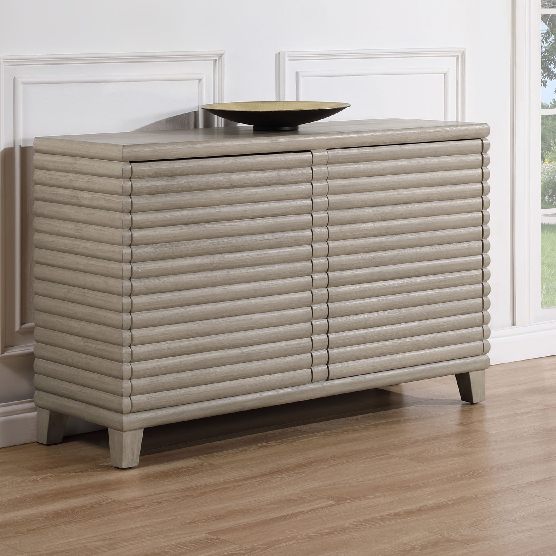 Lily - Server - Gray - Hornell Furniture Outlet