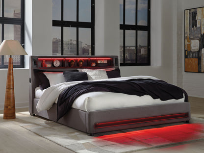 Verishaw - Upholstered Bed - Hornell Furniture Outlet