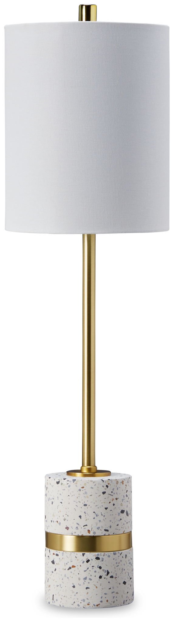 Maywick - White - Metal Table Lamp - Hornell Furniture Outlet