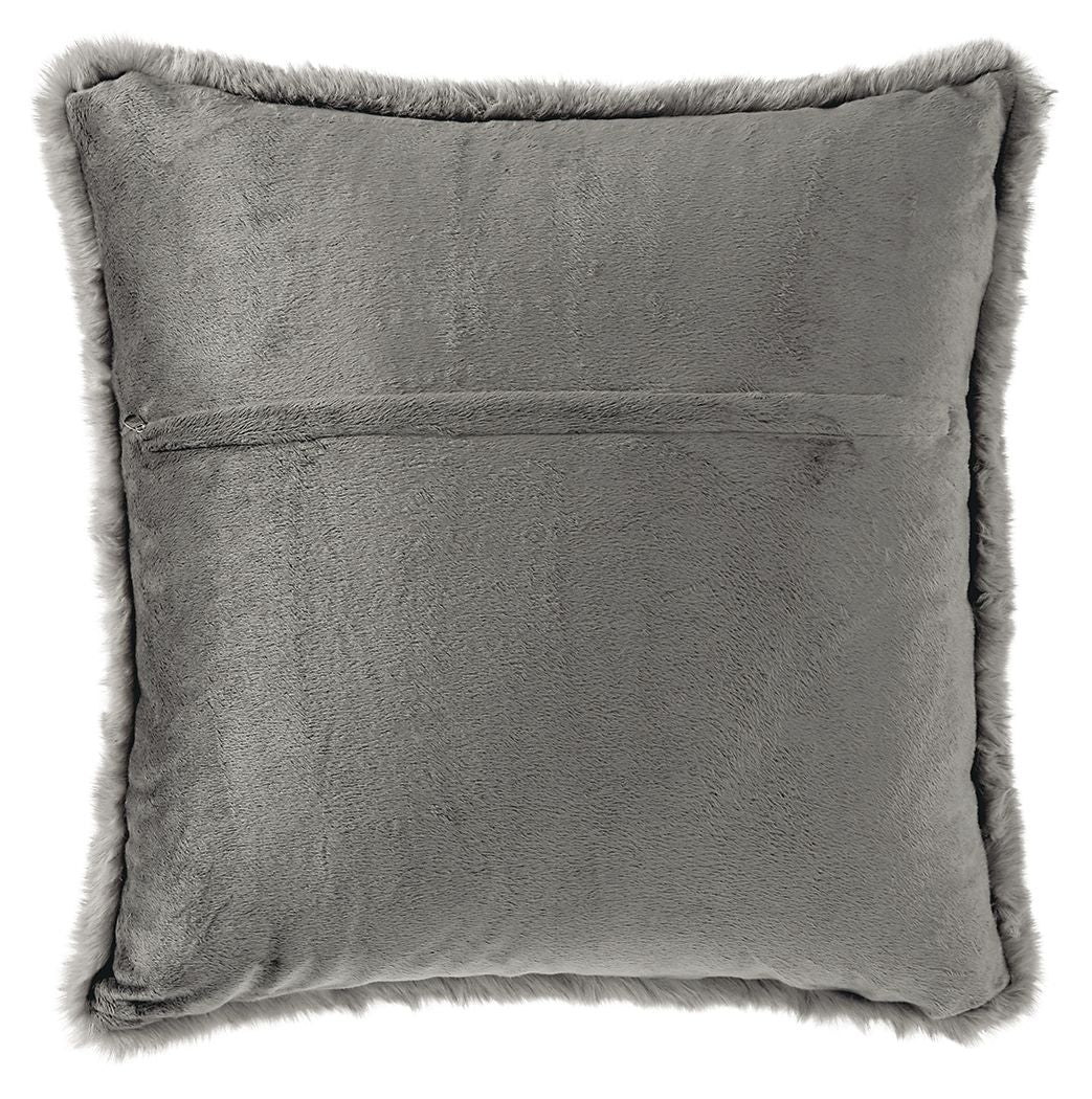 Gariland - Faux Fur Pillow - Hornell Furniture Outlet