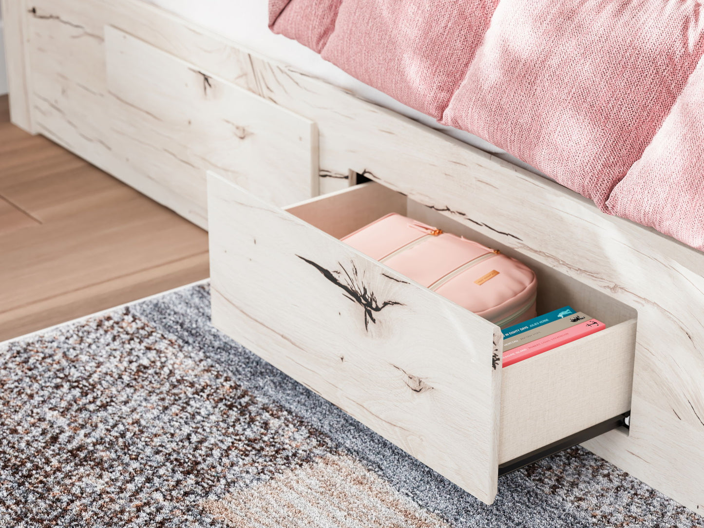 Lawroy - Panel Bed With Storage - Hornell Furniture Outlet