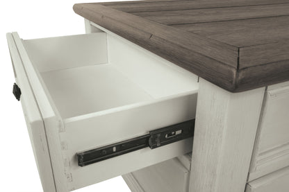 Bolanburg - White / Brown / Beige - Lift Top Cocktail Table - Hornell Furniture Outlet