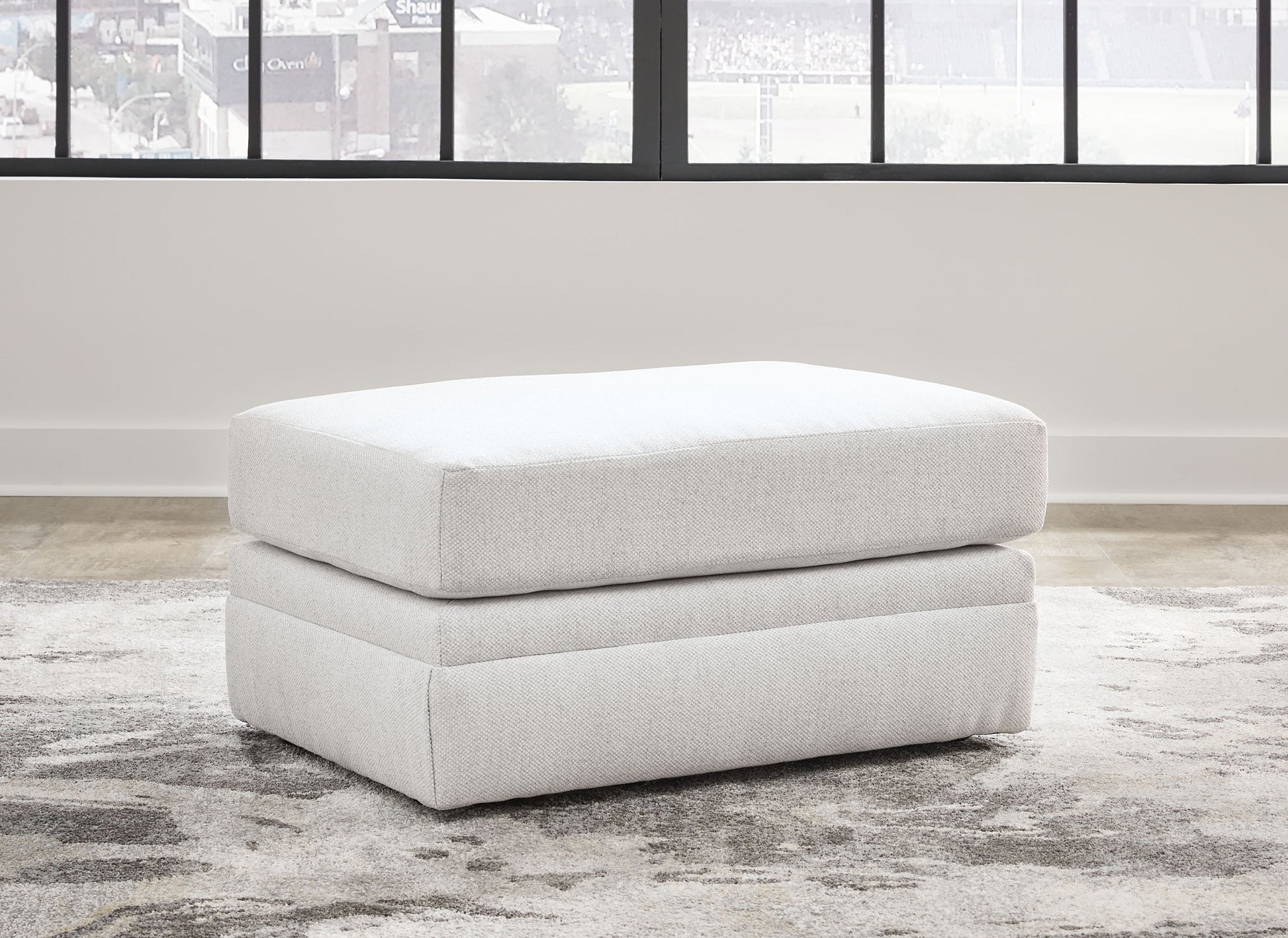 Maitelynn - Chalk - Ottoman - Hornell Furniture Outlet