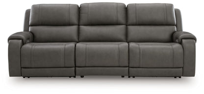5Z - Pittson - Power Reclining Sectional - Hornell Furniture Outlet