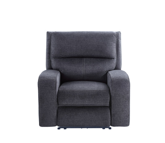 Lovell - Power Reclining Chair - Dark Gray - Hornell Furniture Outlet