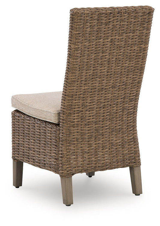 Laguna Heights - Side Chair With Cushion (Set of 2) - Beige - Hornell Furniture Outlet