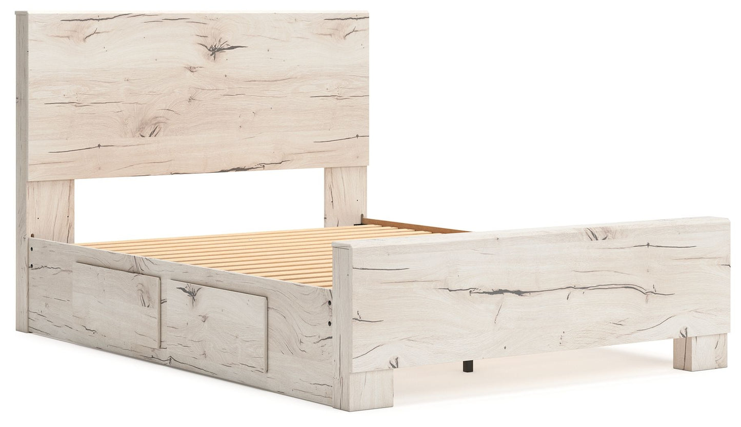 Lawroy - Panel Bed With Storage - Hornell Furniture Outlet