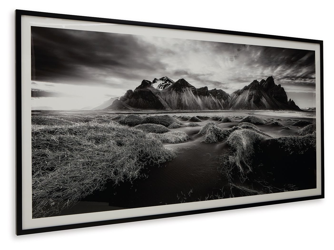 Delstone - Black / White - Wall Art - Hornell Furniture Outlet