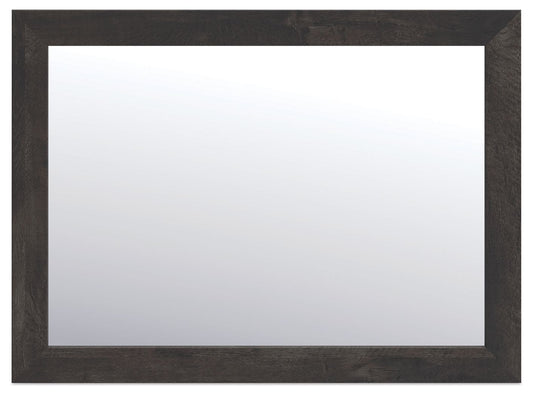 Hollivern - Bedroom Mirror - Dark Gray - Hornell Furniture Outlet