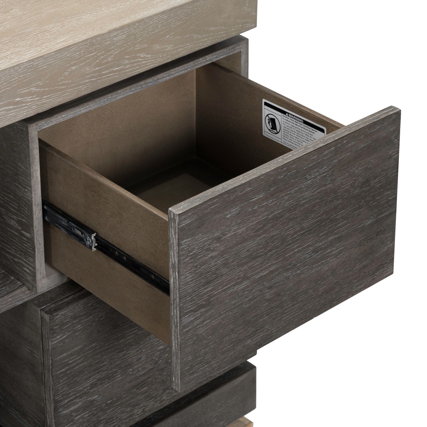 Piedmont - 84'' TV Console - Charcoal / Ash - Hornell Furniture Outlet