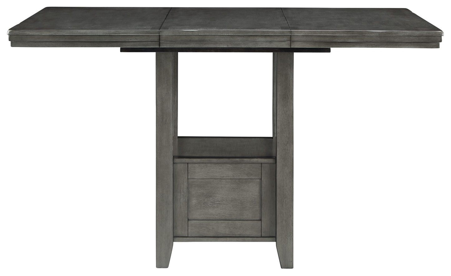 Hallanden - Gray - Rectangular Dining Room Counter Extension Table - Hornell Furniture Outlet