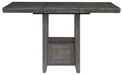 Hallanden - Gray - Rectangular Dining Room Counter Extension Table - Hornell Furniture Outlet