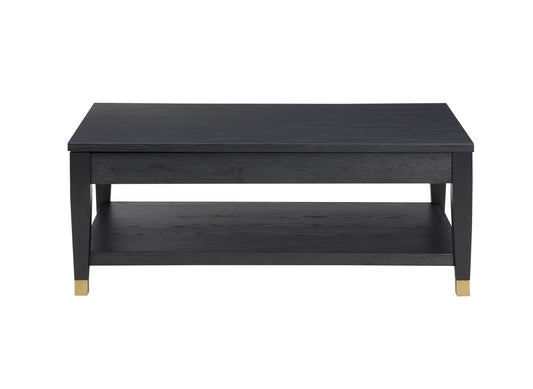 Yves - Lift - Top Coffee table - Black - Hornell Furniture Outlet
