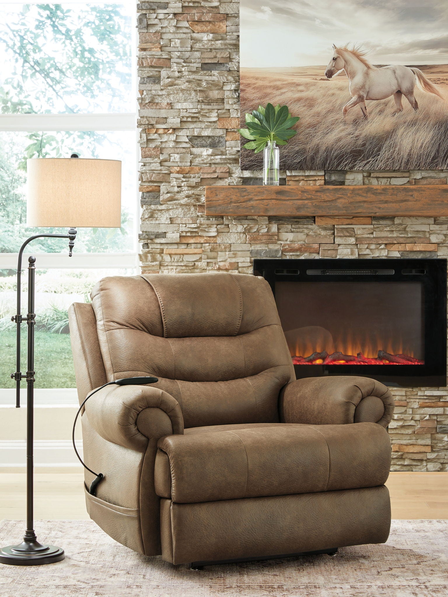 Revived and Restored - Power Lift Recliner - Hornell Furniture Outlet