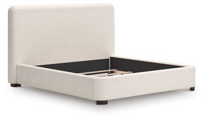 Brintstreet - Beige - King Upholstered Bed - Hornell Furniture Outlet