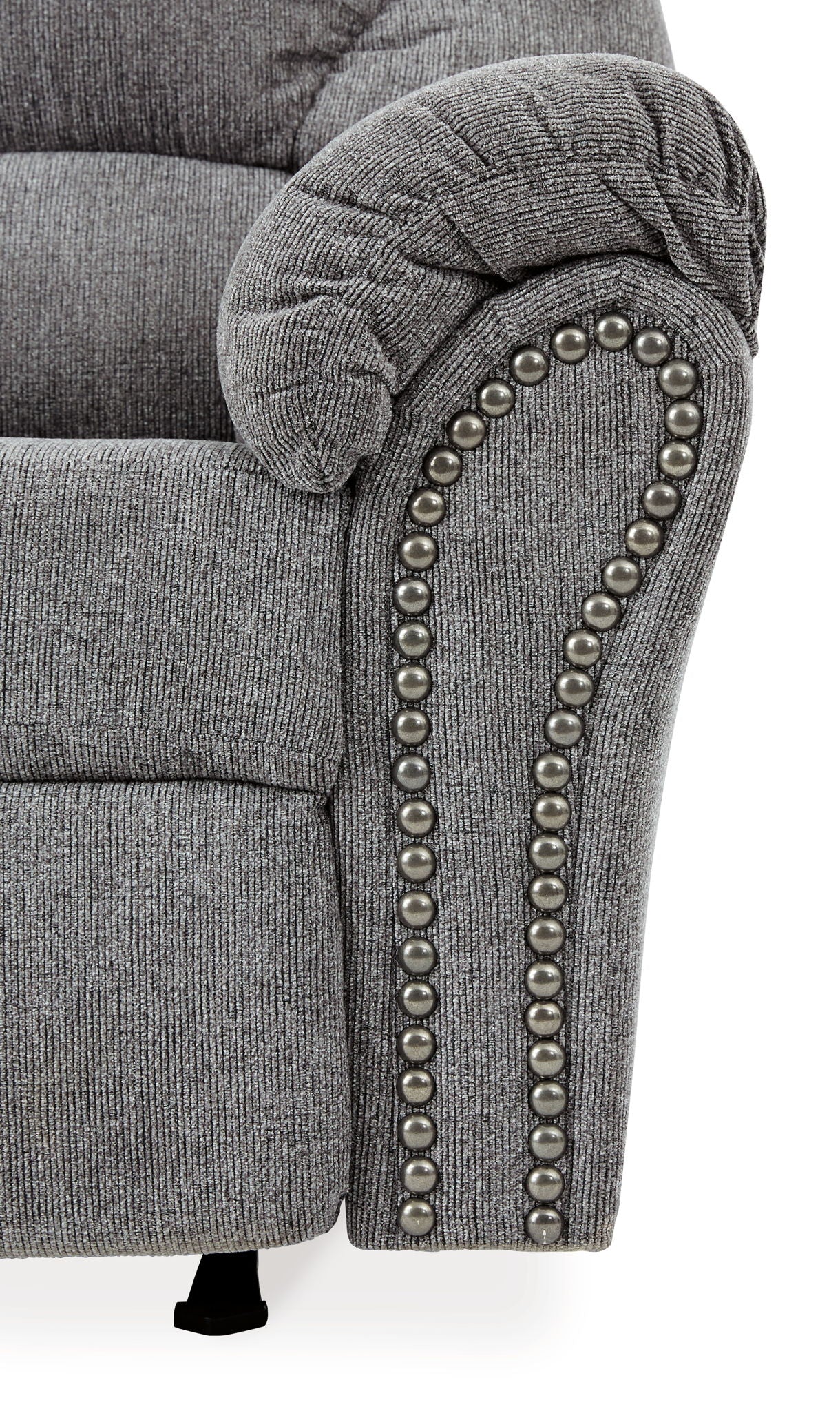 Allmaxx - Rocker Recliner - Pewter - Hornell Furniture Outlet