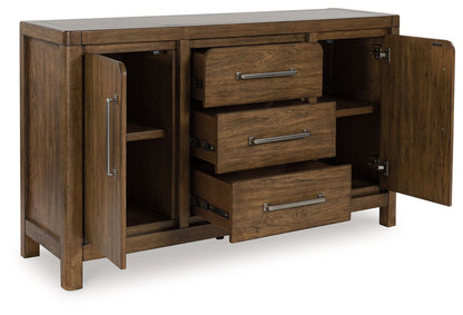 Cabalynn - Light Brown - Dining Room Server - Hornell Furniture Outlet