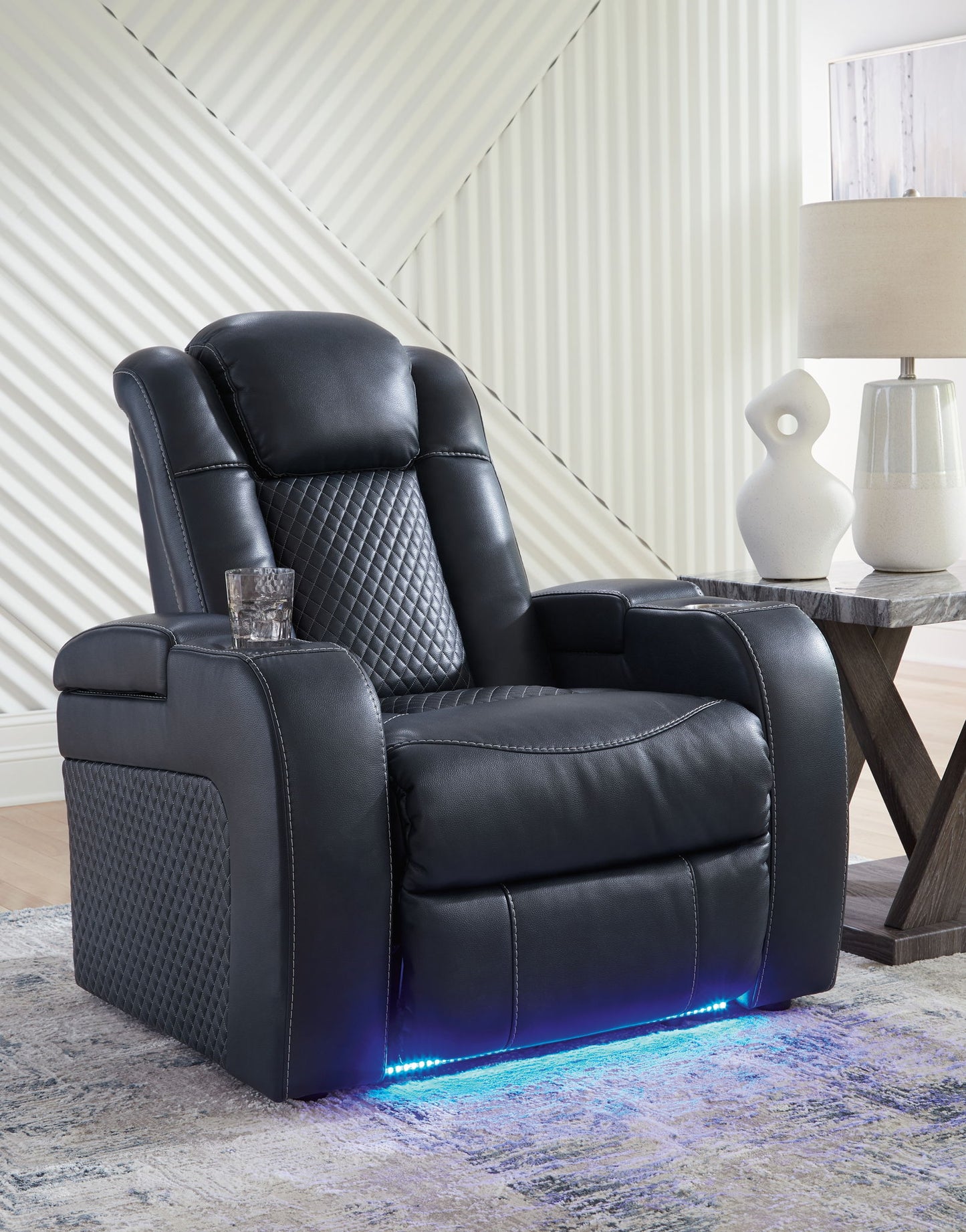 Fyne - dyme - Reclining Living Room Set - Hornell Furniture Outlet
