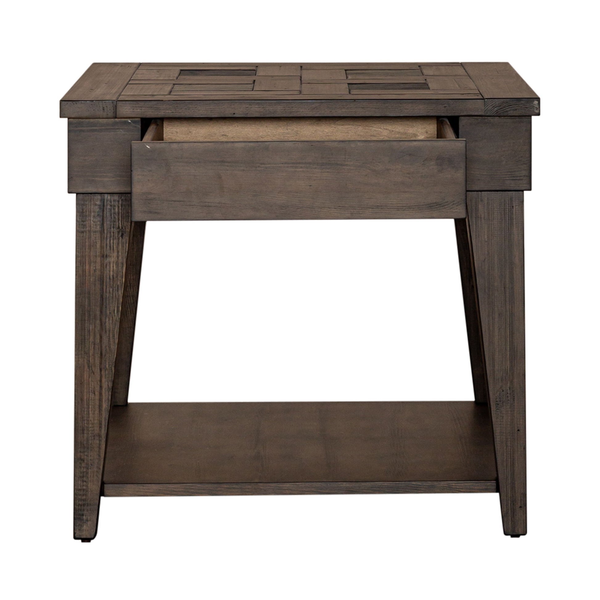 Arrowcreek - End Table - Dark Brown - Hornell Furniture Outlet