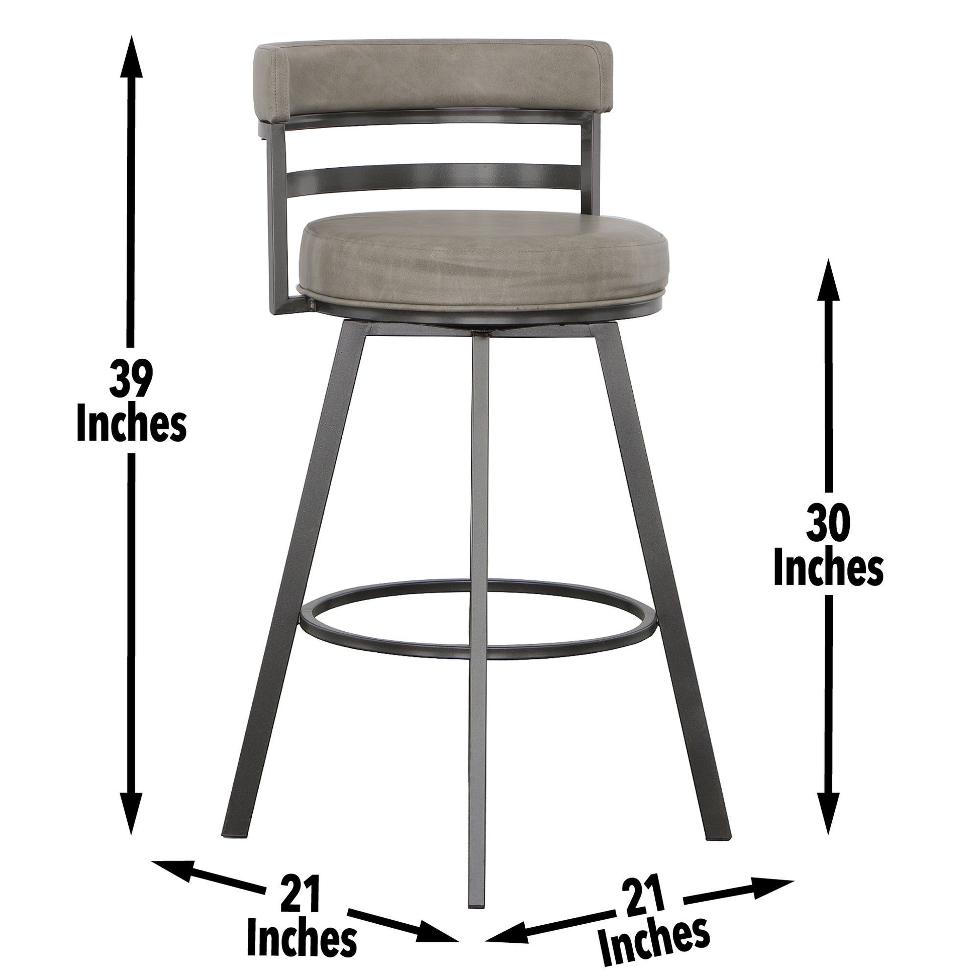 Gene - Swivel Bar Stool - Hornell Furniture Outlet