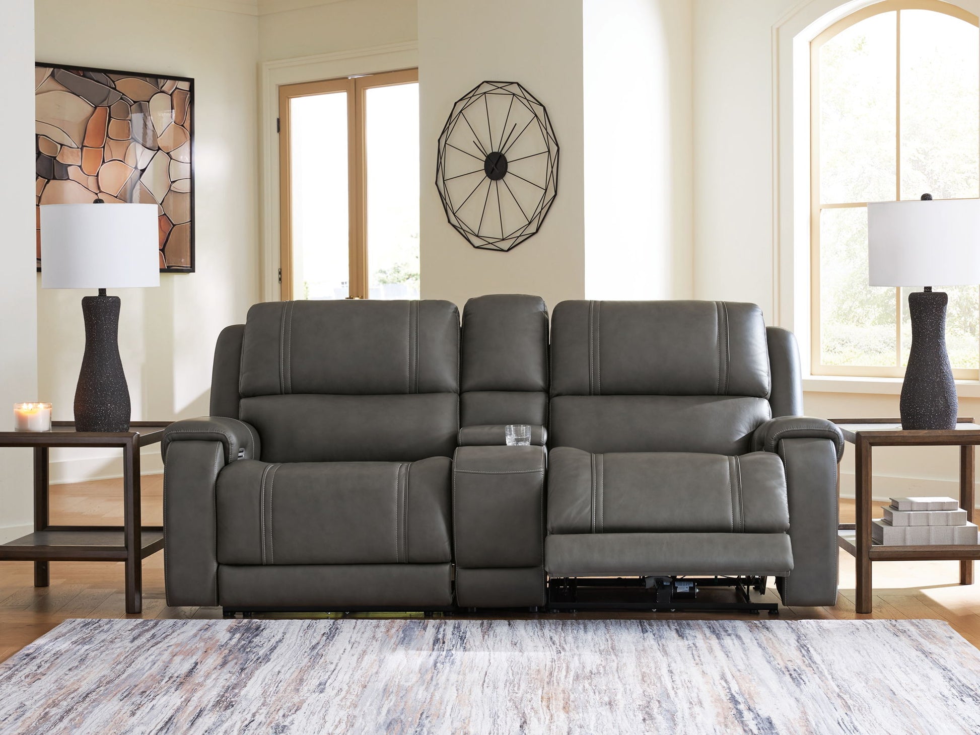 5Z - Pittson - Power Reclining Sectional - Hornell Furniture Outlet
