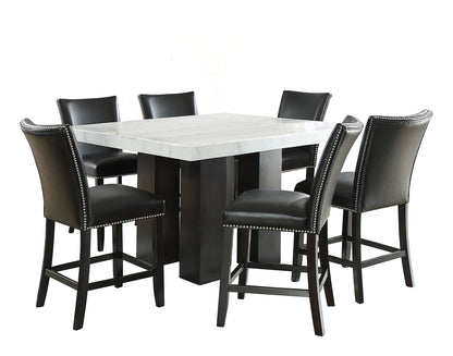 Camila - Square Counter Dining Set - White Top - Hornell Furniture Outlet