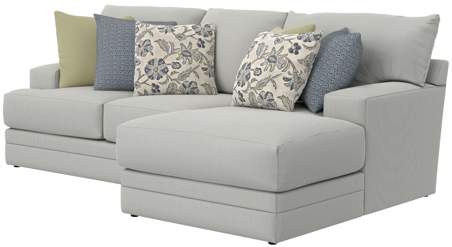 Stockbridge - Sectional With Comfort Coil Seating And 9 Accent Pillows Included - Hornell Furniture Outlet