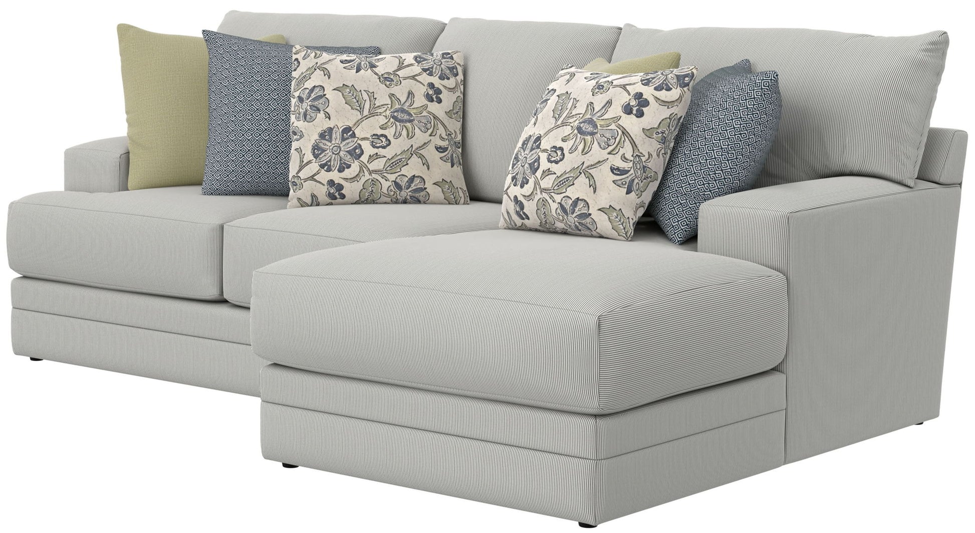 Stockbridge - Sectional With Comfort Coil Seating And 9 Accent Pillows Included - Hornell Furniture Outlet