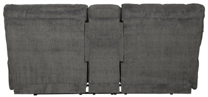 Ashland - Power Lay Flat Reclining Console Loveseat - Hornell Furniture Outlet