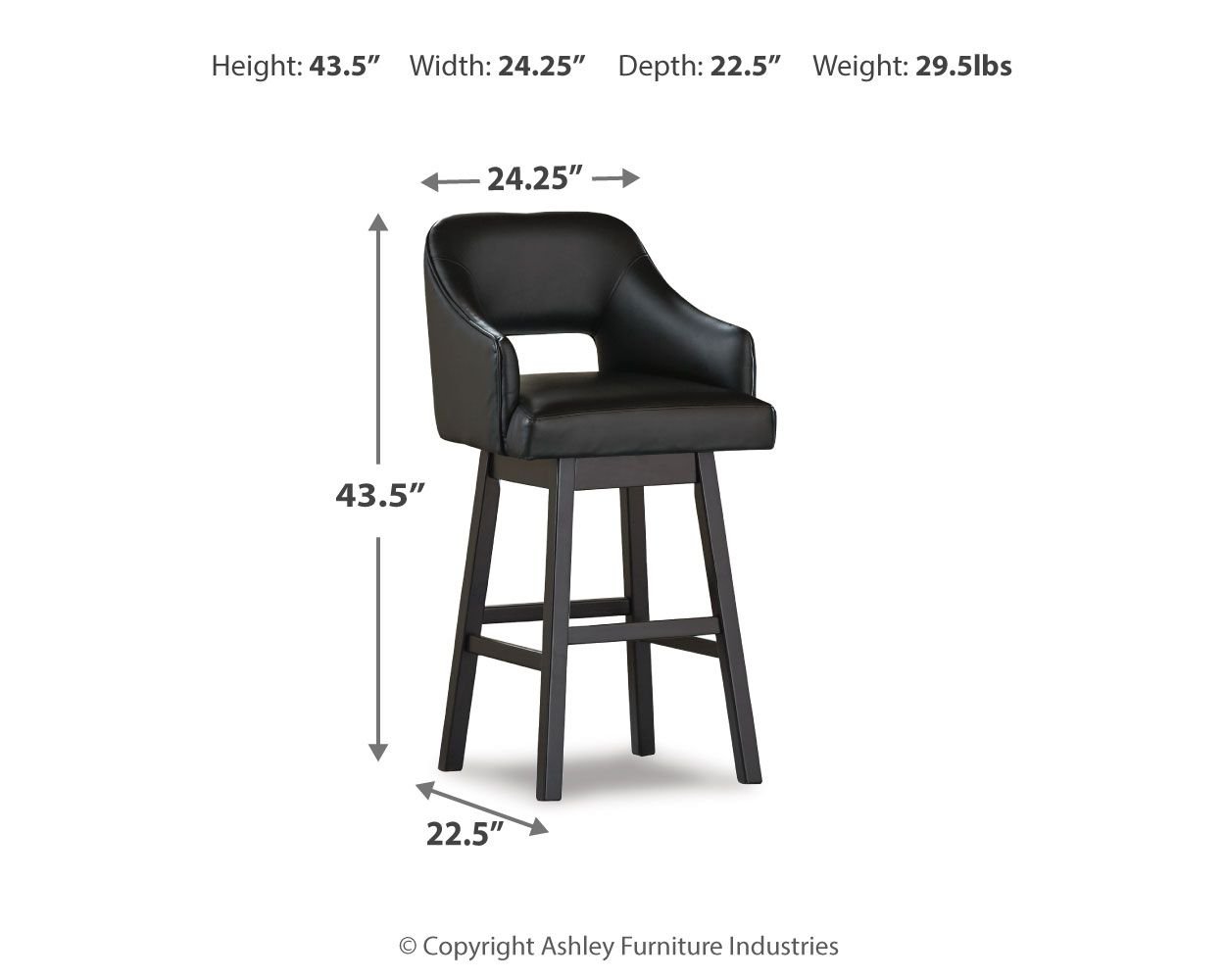 Tallenger - Upholstered Swivel Barstool (Set of 2) - Hornell Furniture Outlet