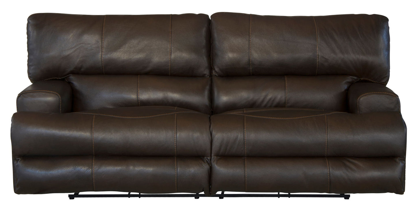 Wembley - Power Headrest Power Lay Flat Reclining Sofa - Hornell Furniture Outlet