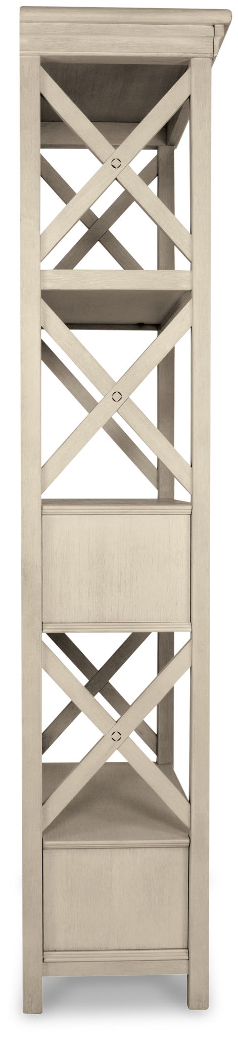 Bolanburg - Antique White - Display Cabinet - Hornell Furniture Outlet